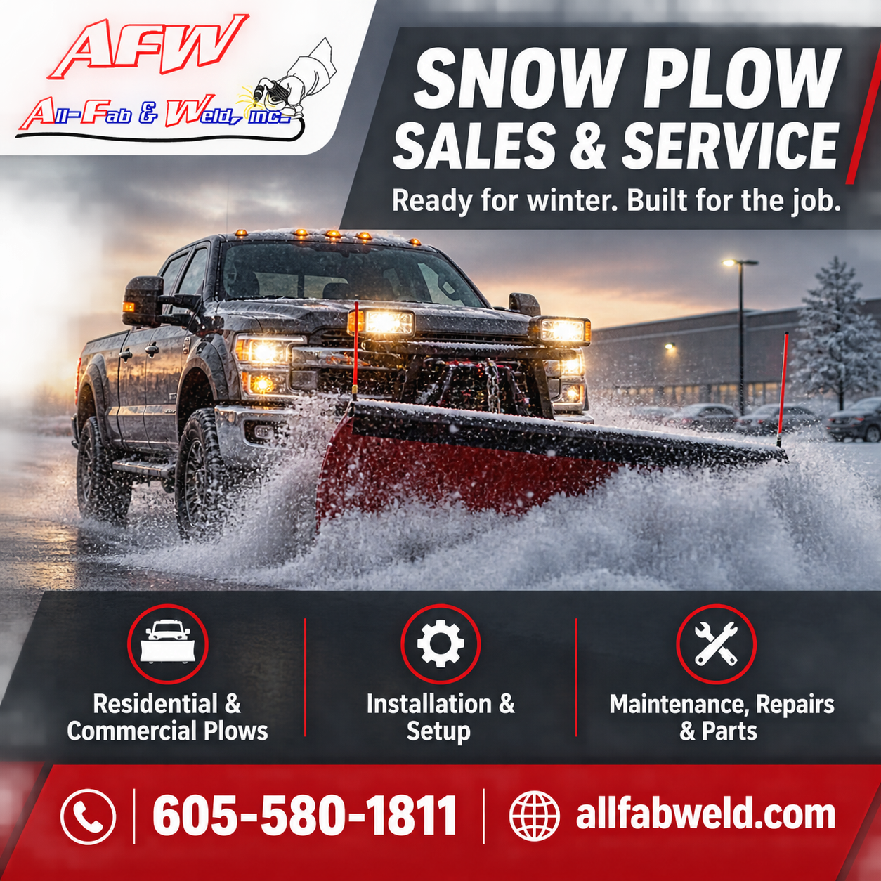 Snow Plows Sales and Service | All Fab & Weld | Sturgis South Dakota | Welding